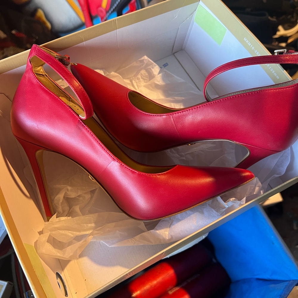 MICHAEL Michael Kors Red Stiletto Heels